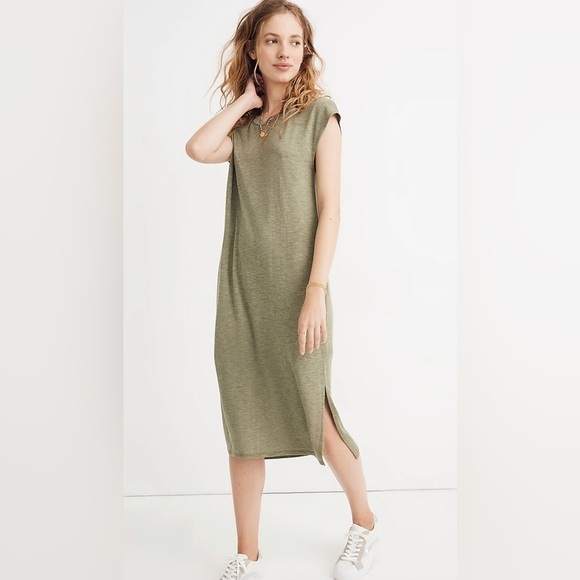 Madewell Women’s Muscle Midi Dress Size Small Style H7125 - Picture 1 of 11